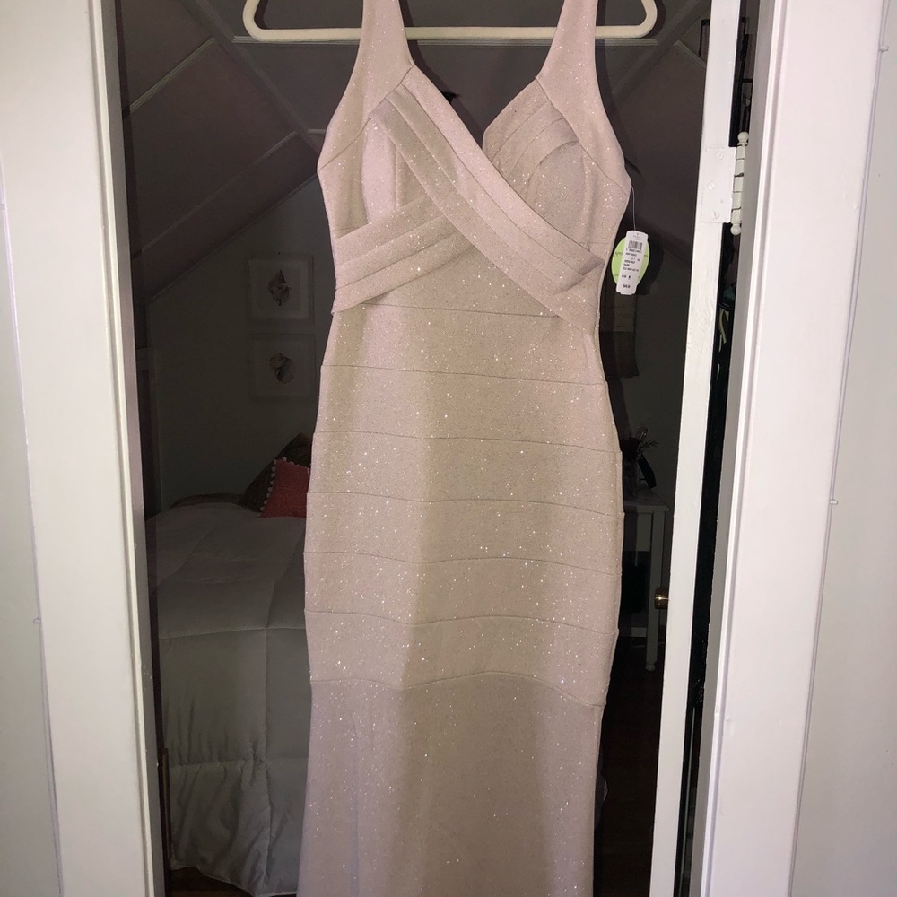 NWT taupe sparkly evening gown from Windsor
