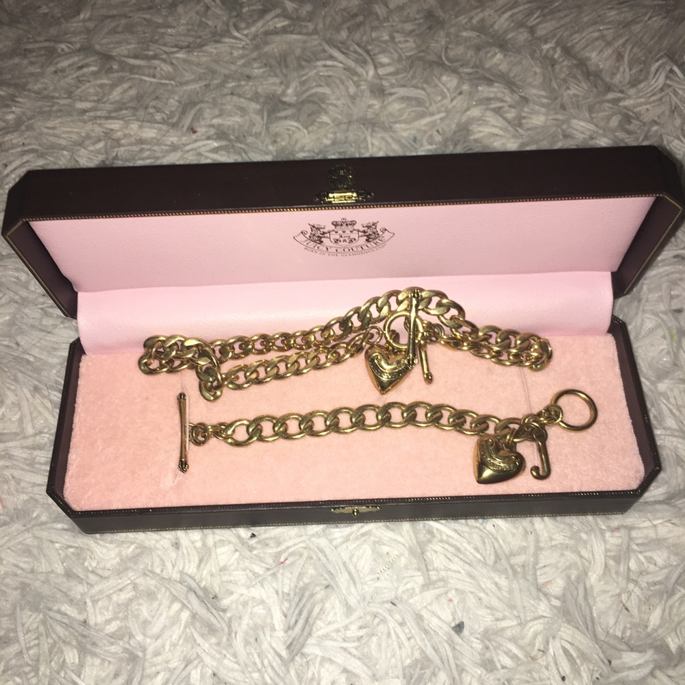 JUICY COUTURE BRACELET AND NECKLACE SET