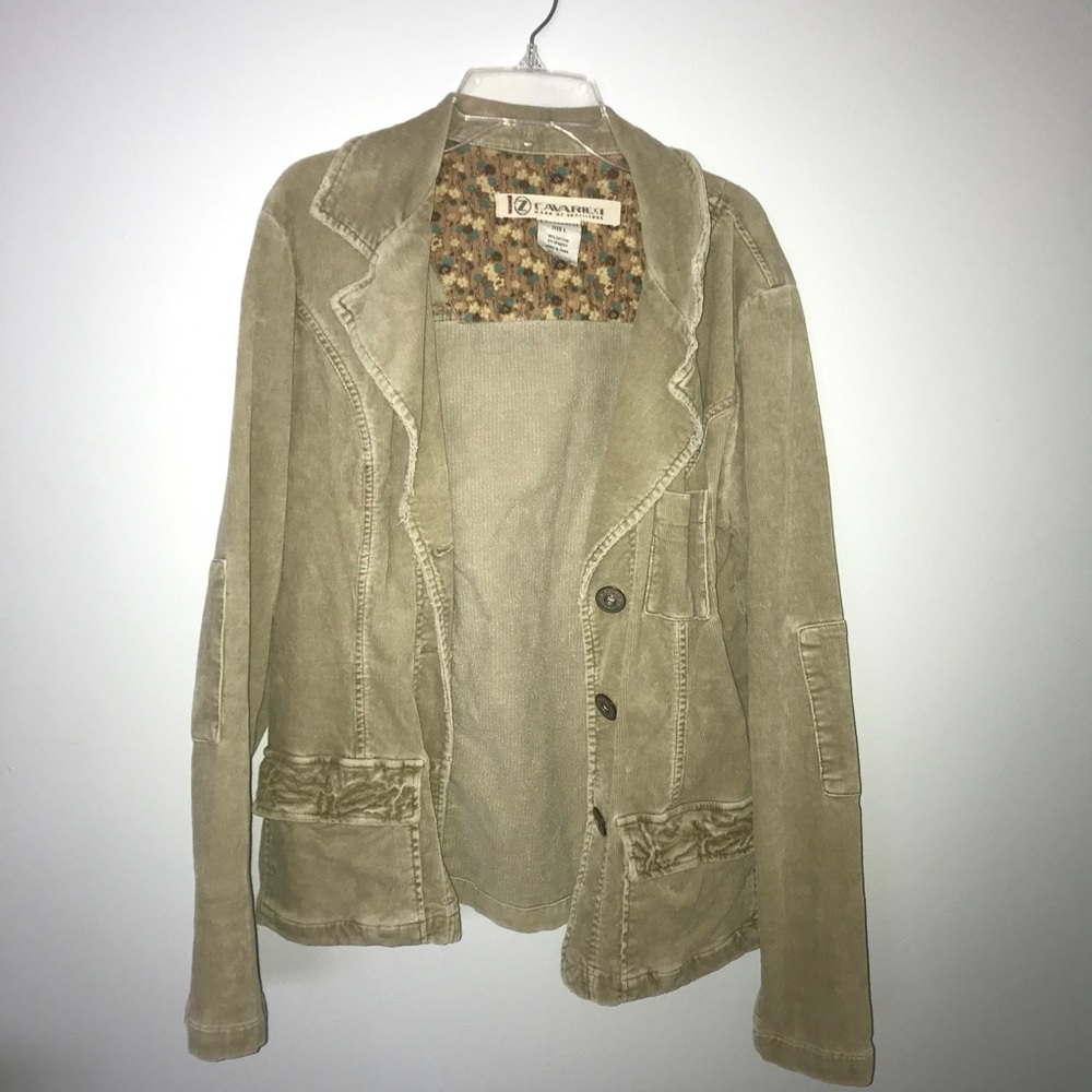Vintage Corduroy Tan Blazer
