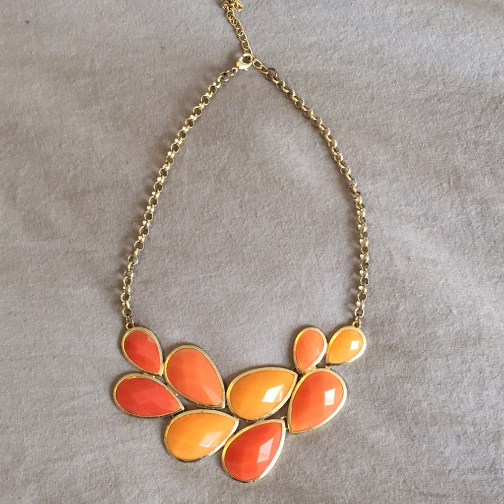 SOLD-Fun orange necklace