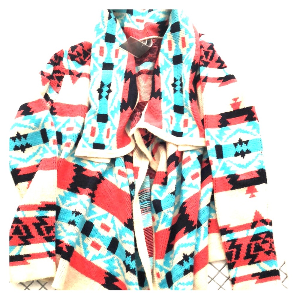 Tribe Aztec print drapes Open