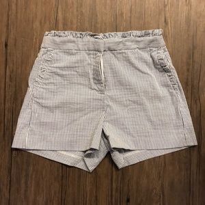 J. Crew Linen Striped Short!