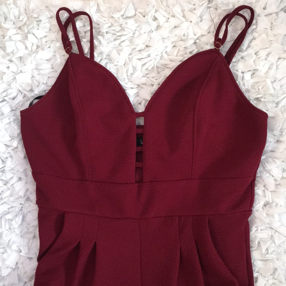Burgundy Jumpsuit