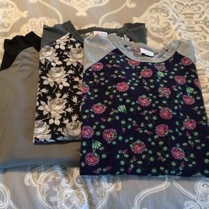 LulaRoe Set of 3 Randy tees