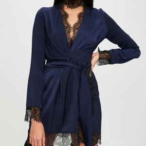 Missguided Carli Bybel wrap dress