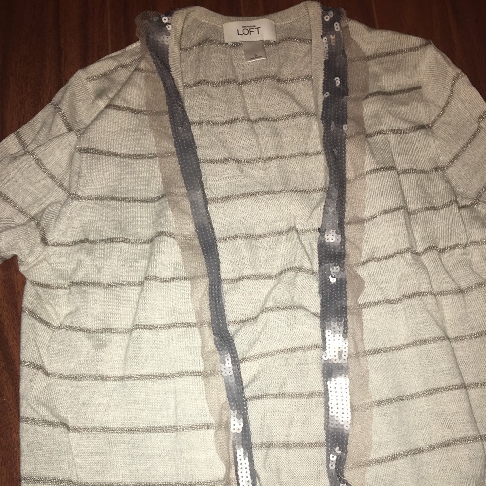LOFT Cardigan w/Sequins