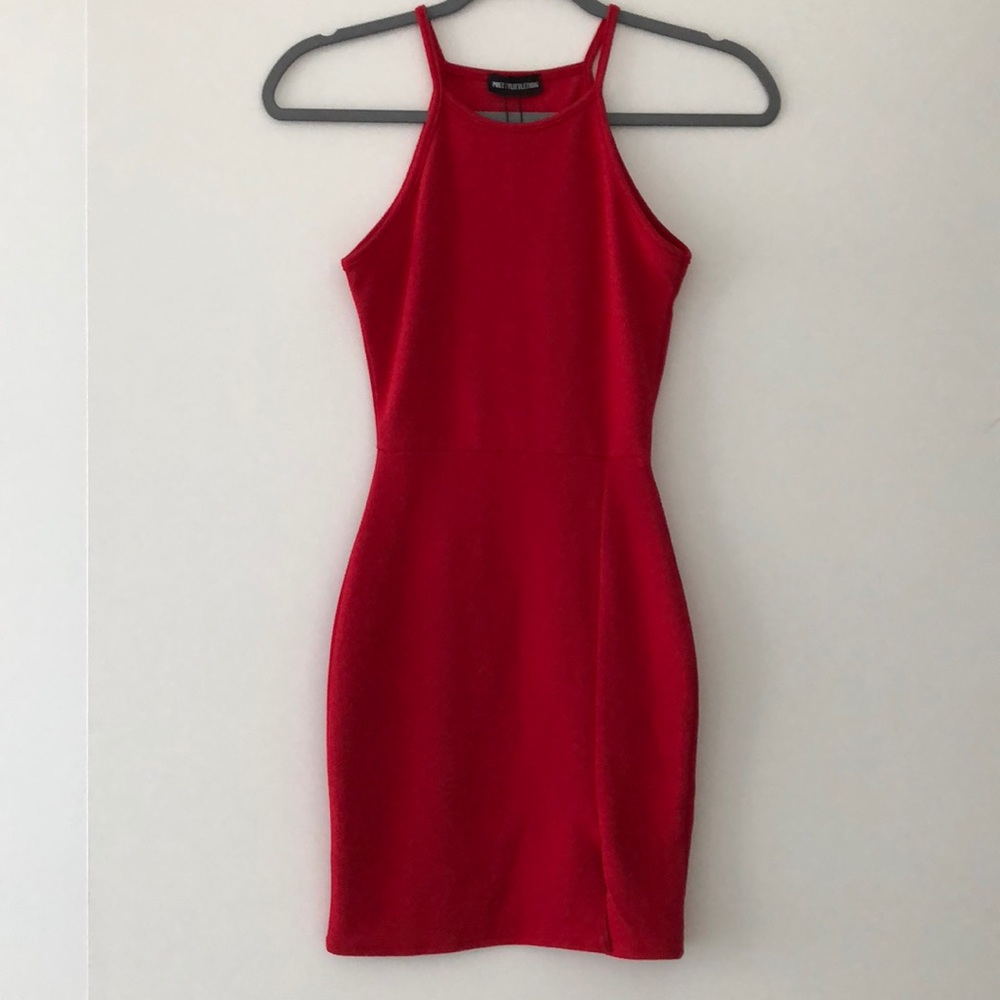 Mini dress red