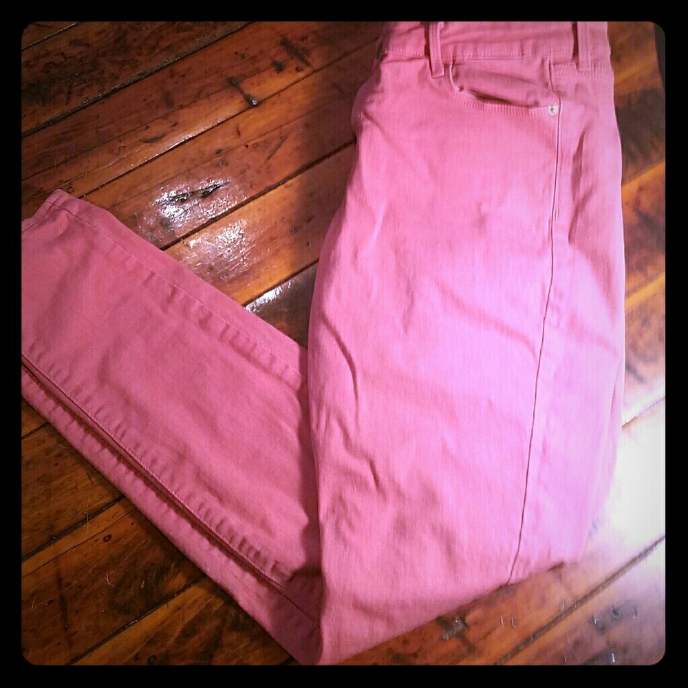 Oldnavy dusty rose Rockstar jeans