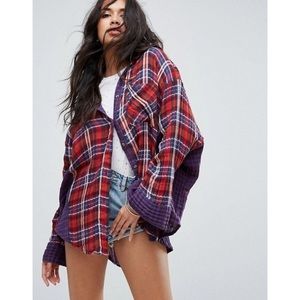 Free People Plaid Flannel