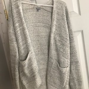 Charlotte Russe light grey cardigan