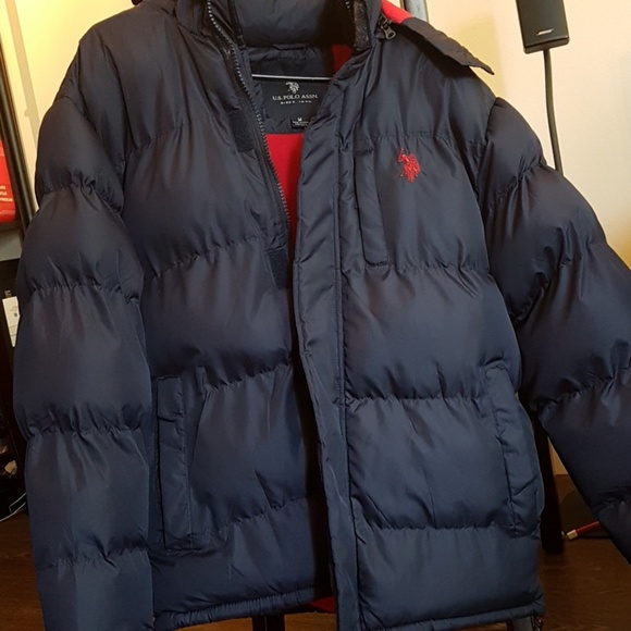 Men's Classic US Polo Assn puffer jacket - Picture 1 of 8