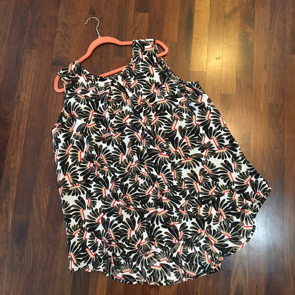 NIC + ZOE Patterned Tank Top Blouse Size 2X