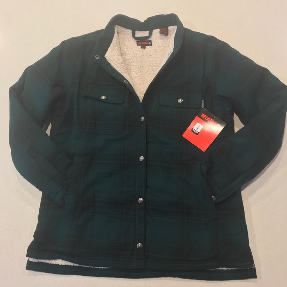 Wolverine Jackets & Blazers - NWT Women’s Sherpa Lined Shirt Jacket