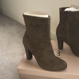 Brian James Suede Booties