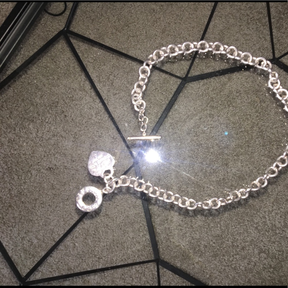Authentic Tiffany & Co. Heart Toggle Necklace