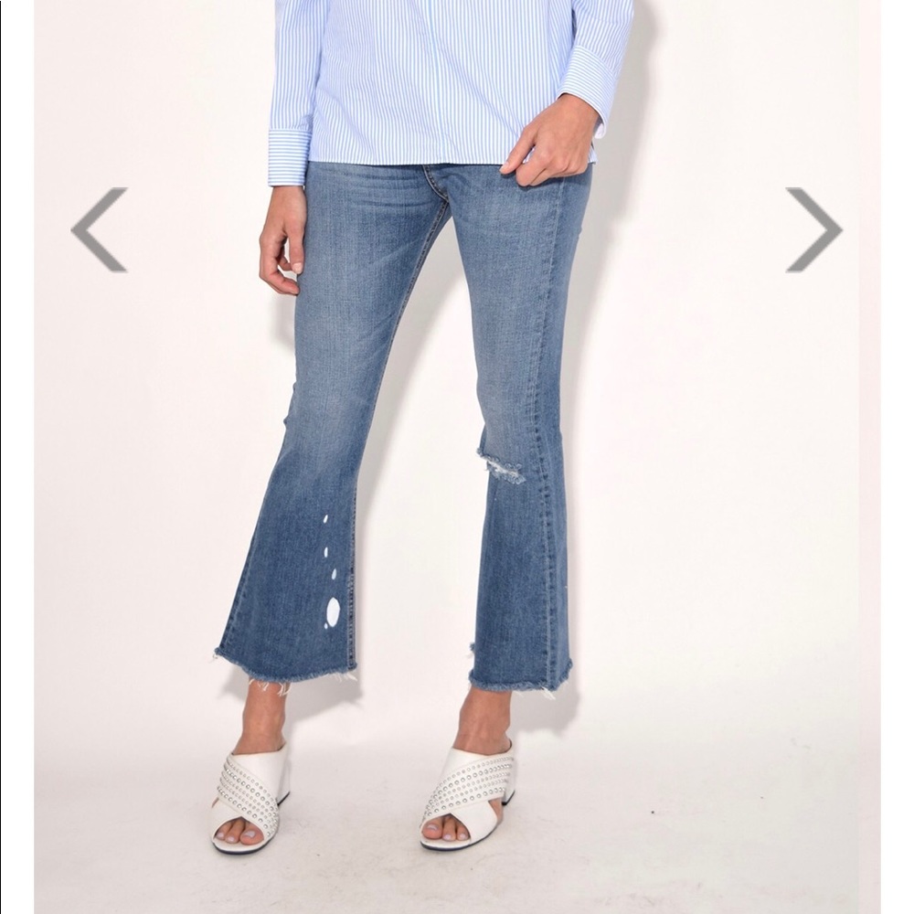 rag & bone — CROPPED FLARE JEANS - MAYBROOK