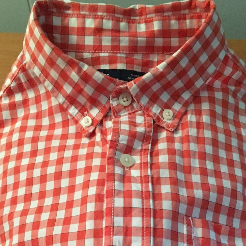 Gap Slim Fit Casual Dress Shirt