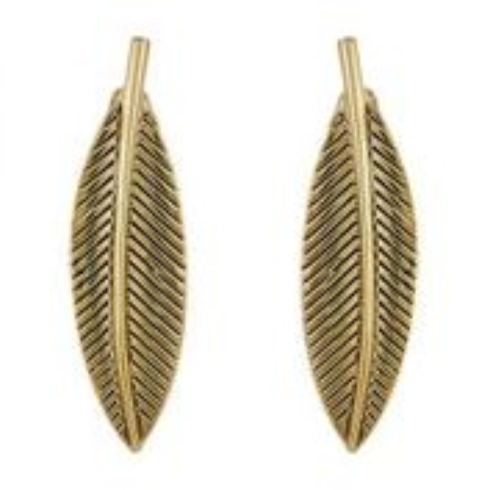 House of Harlow Sacred Leaf Earrings