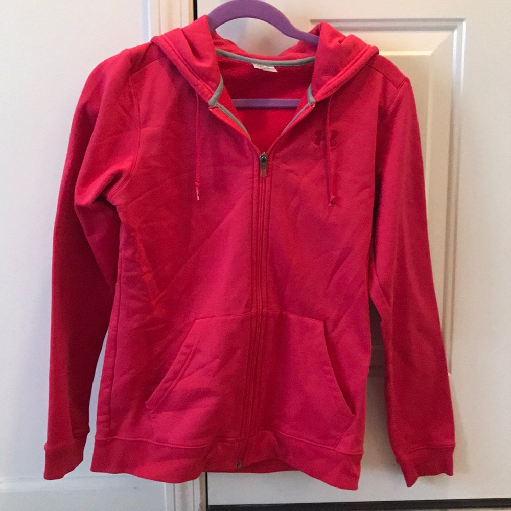 Under Armour Women's Pink  Zip Up, MD