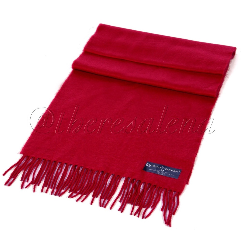 LAST ONE!! ❤️Cashmere Feel Solid Scarf Red