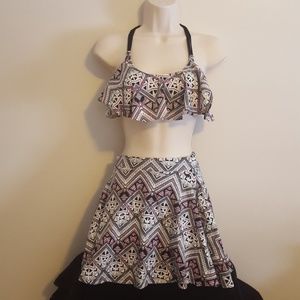 VS bikini top and skirt