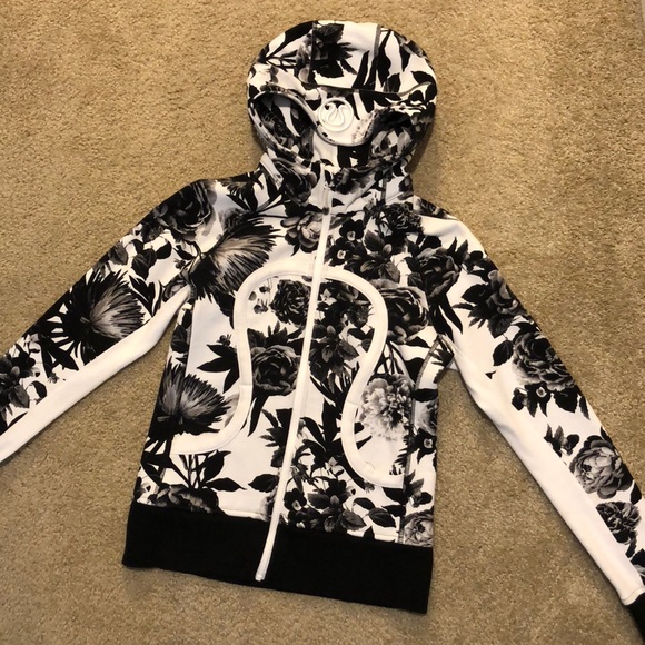 lululemon floral scuba hoodie