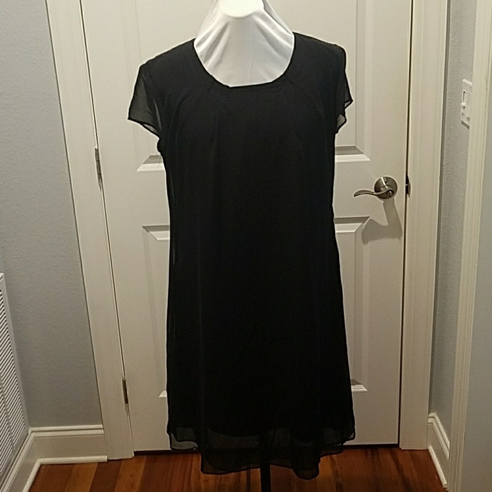 Serena Williams Signature Statement Black Chiffon
