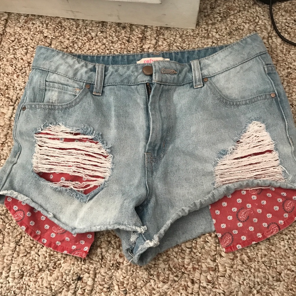 High waisted shorts