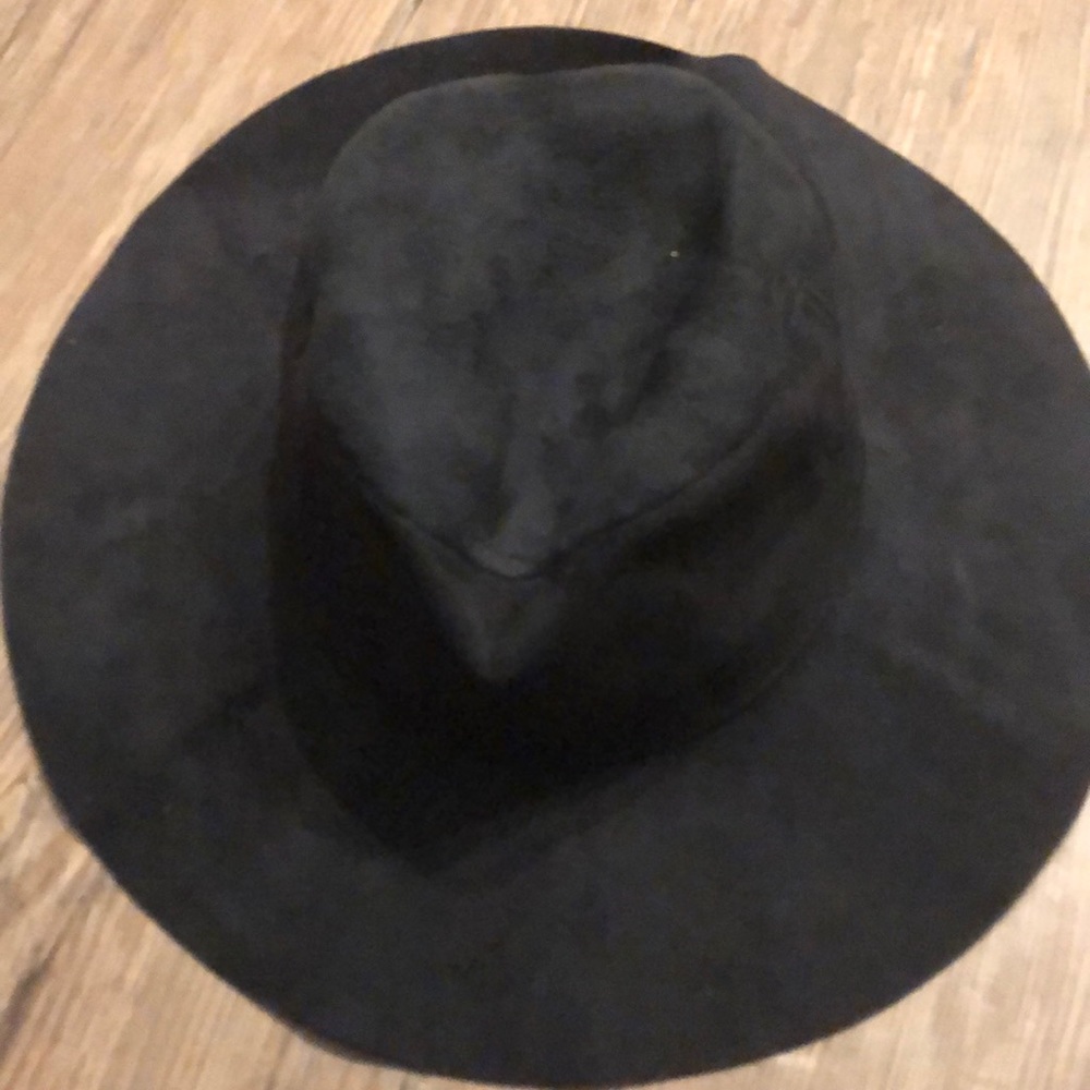 Free People Black Suede Hat