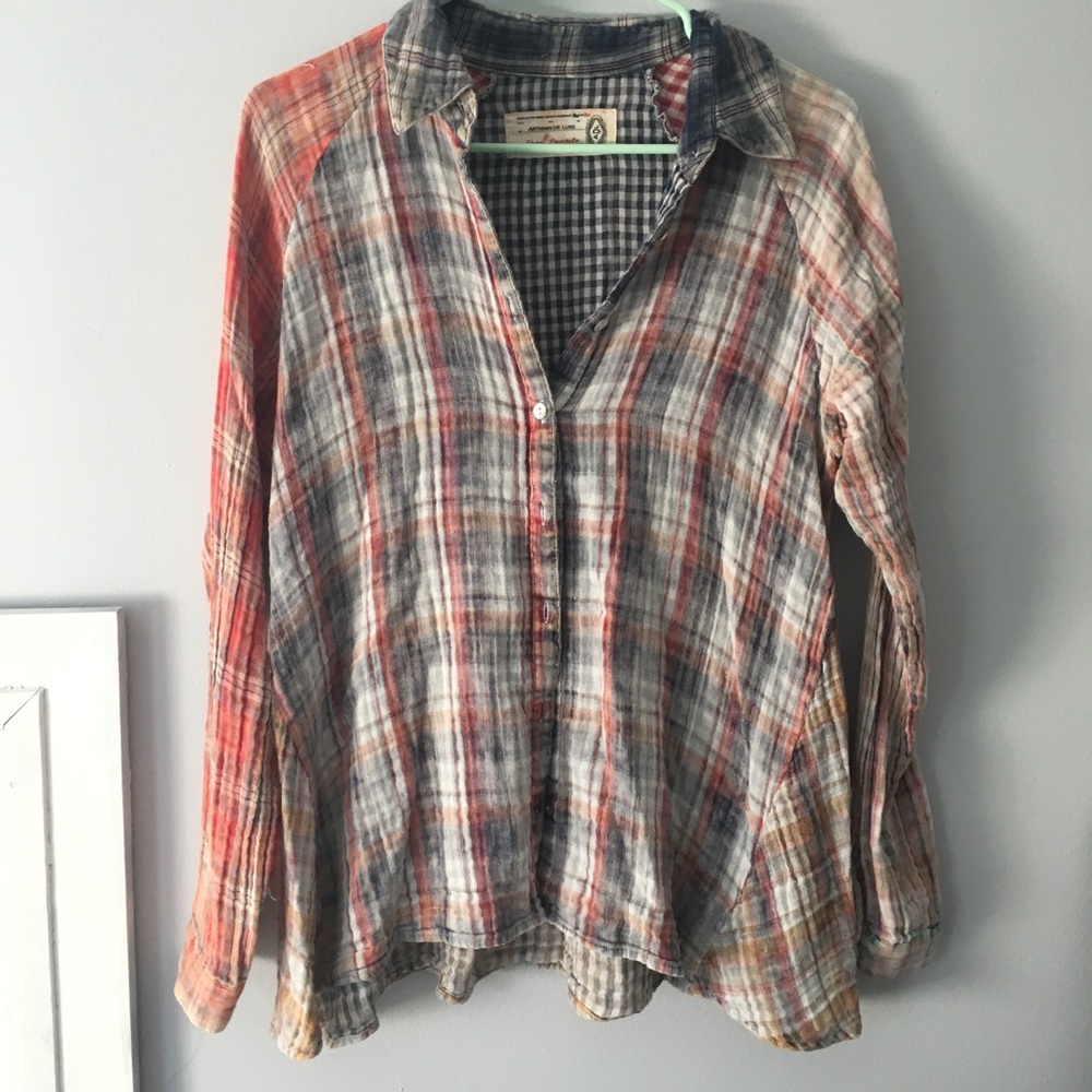 free people peplum flannel
