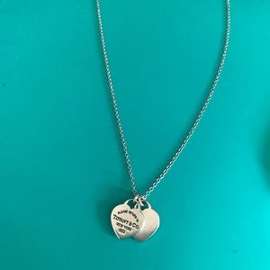 Mini Double Heart Tag Pendant