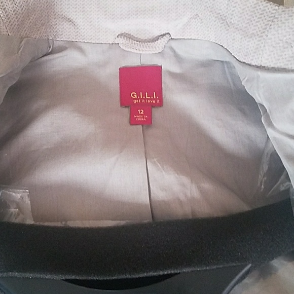 G.I.L.I. leather jacket in Taupe - Picture 4 of 5