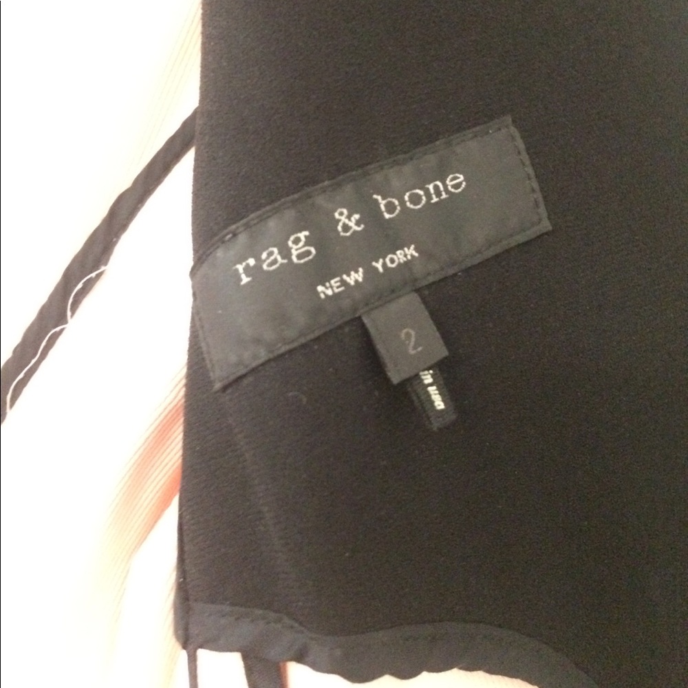 *SOLD* Rag & Bone Pink & Black Pique Tuxedo Blazer - Picture 6 of 7