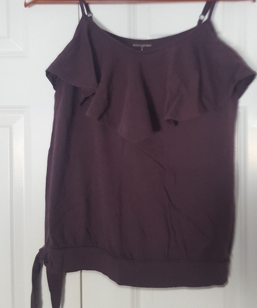 《banana republic》plum top