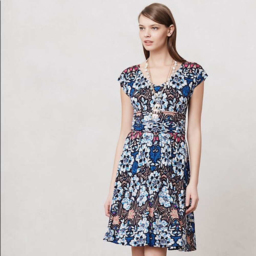 Anthropologie Batik Gardenia Dress