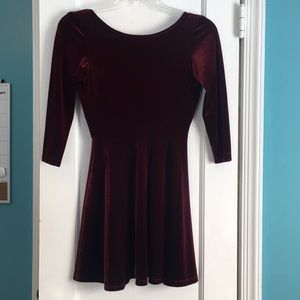 Red Velvet Dress
