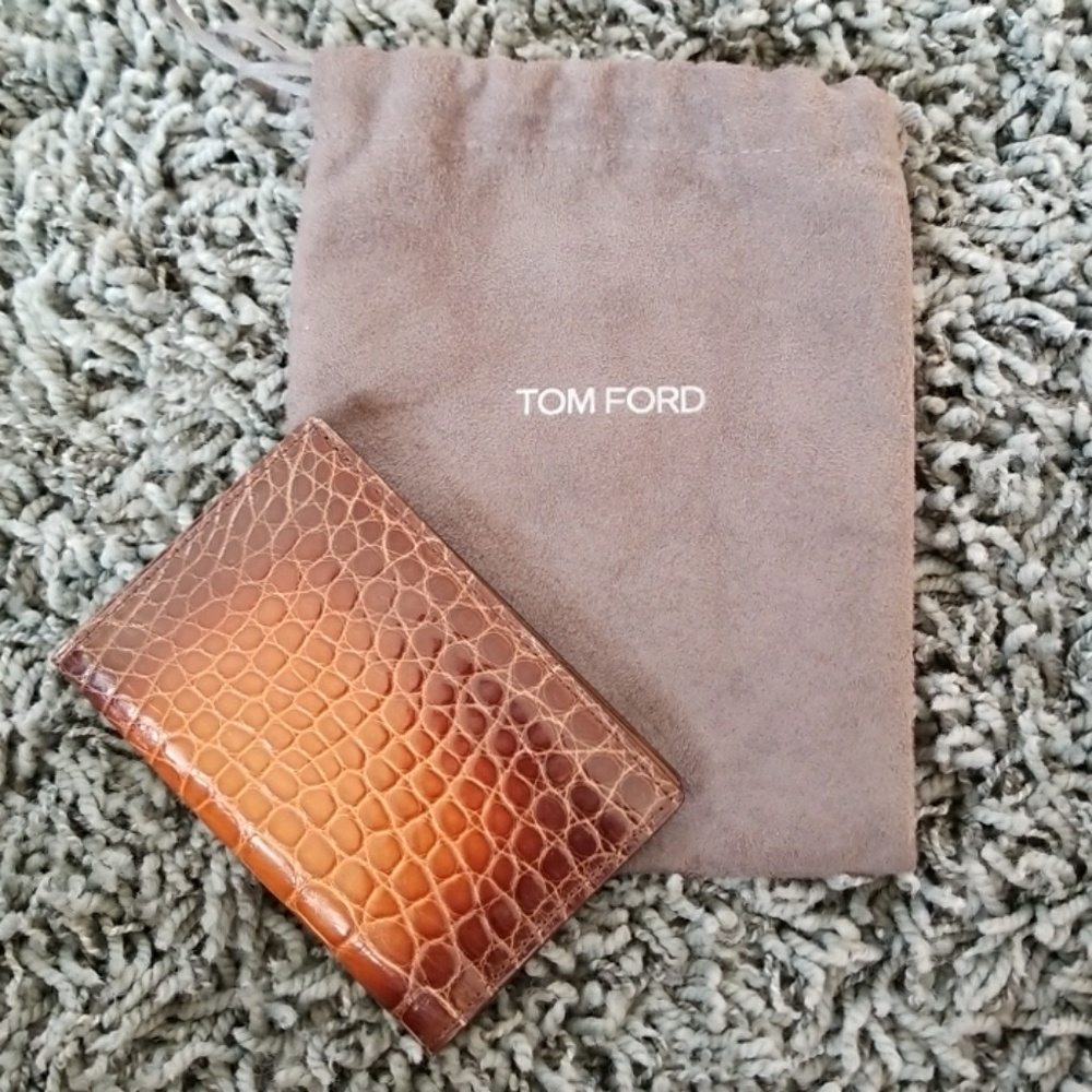 Tom Ford Alligator Bi-Fold Wallet (Unisex)