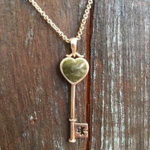 Celtic key pendant and chain