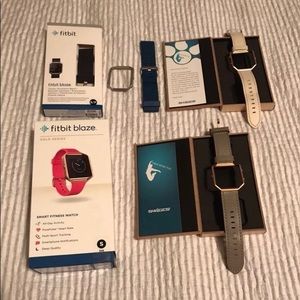 Gently Used Fitbit Blaze GOLD SERIES