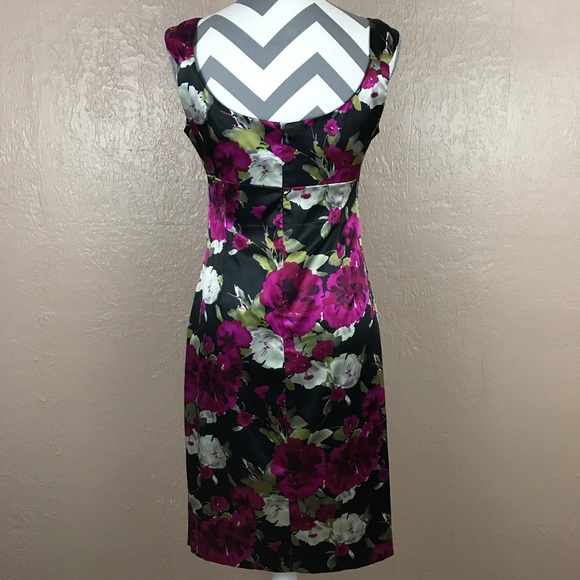 Maggy London Petites Beautiful Floral Sheath Dress - Picture 6 of 9