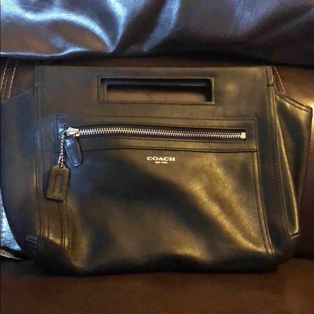 Coach clutch with dust bag