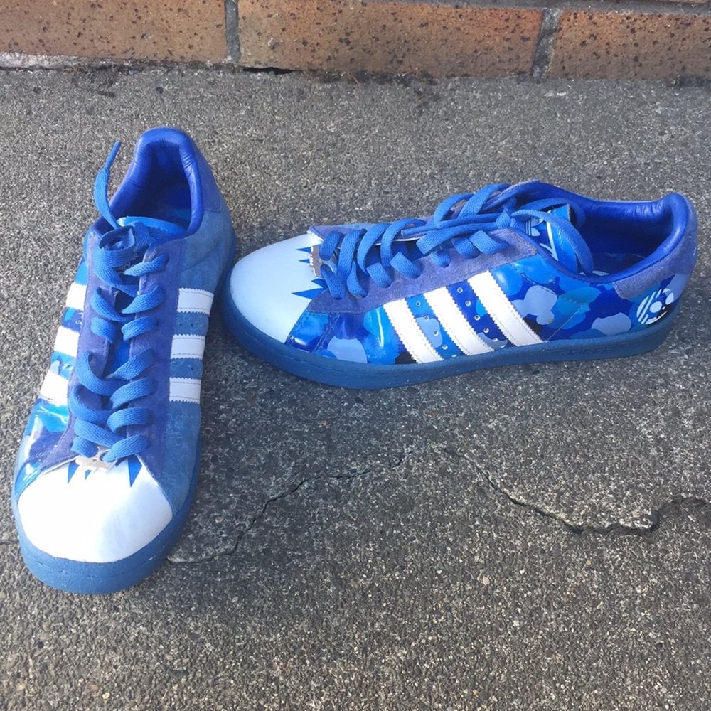 Adidas Orginals x Bearbrick sneakers.