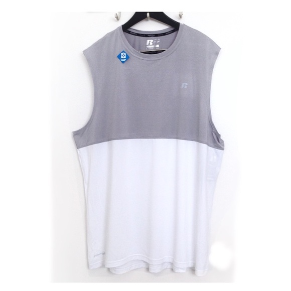 russell training fit sleeveless shirt