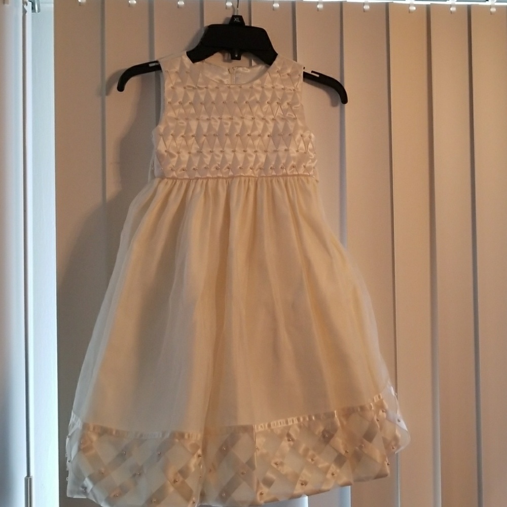 White Flower Girl Dress