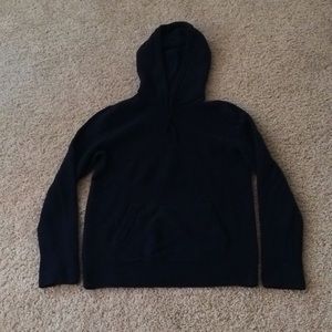 Men’s wool blend navy hoodie. A&F