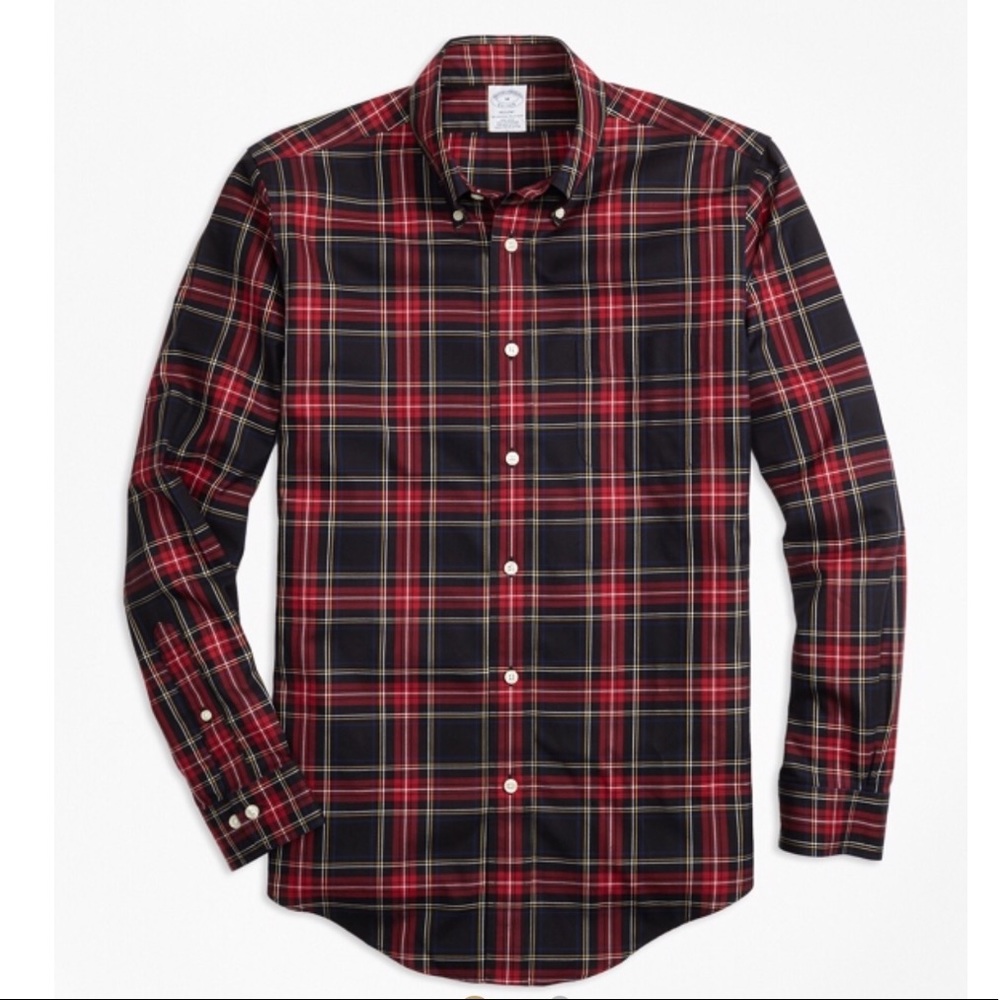 Brooks Brothers plaid shirt