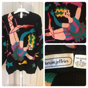 Vintage Bryan Jefferies Clumsy Ballerina Sweater