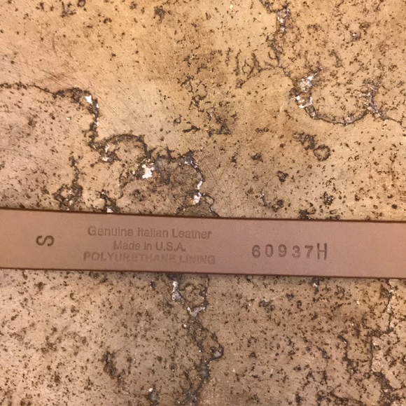 St John Tan Italian Leather Belt main image 5
