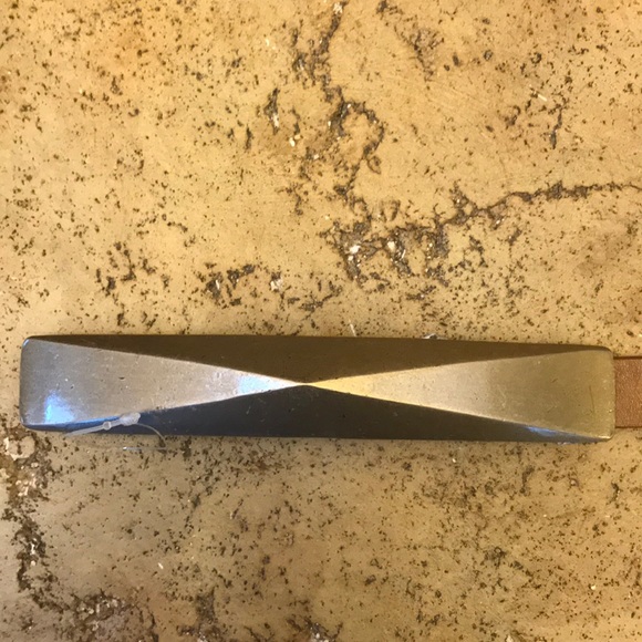 St John Tan Italian Leather Belt main image 8