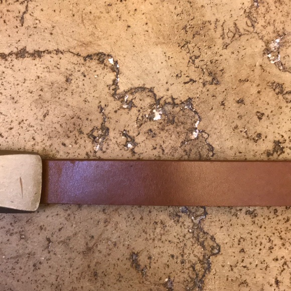St John Tan Italian Leather Belt main image 4